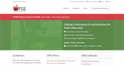 Desktop Screenshot of dpie.org